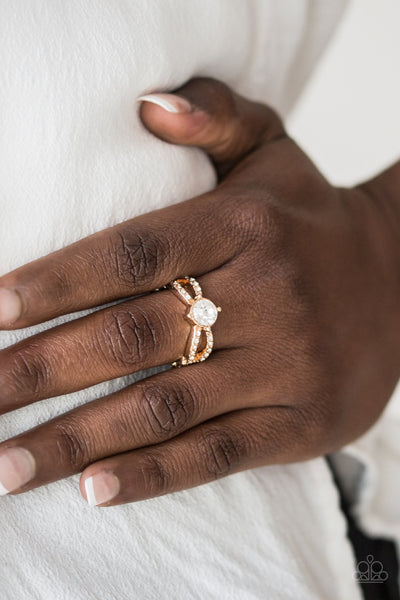 Ever Elegant - Gold Ring - Paparazzi