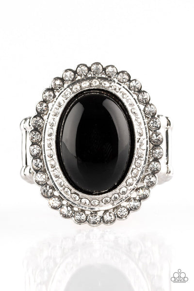Opulently Olympian - Black Ring - Paparazzi