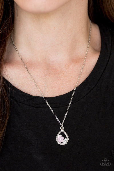 Serene Spring Showers - Pink Necklace - Paparazzi