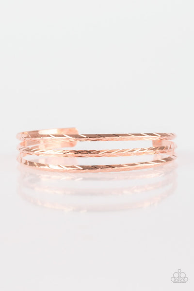 Eastern Empire - Copper Bracelet - Cuff - Paparazzi