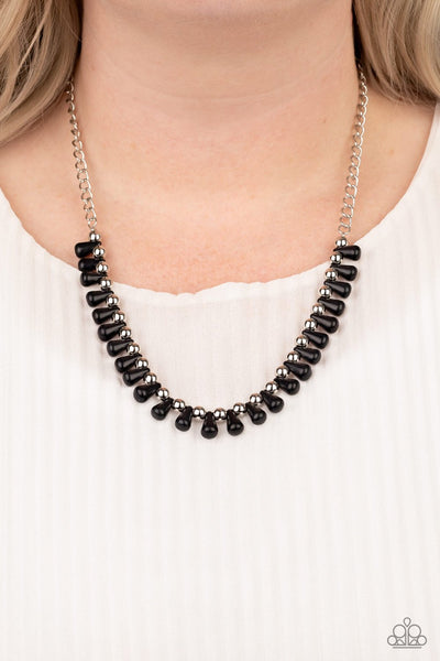 Extinct Species - Black Necklace - Paparazzi