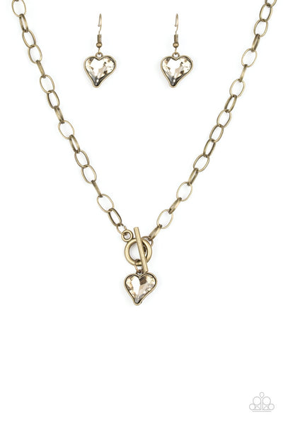 Princeton Princess - Brass Necklace - Paparazzi