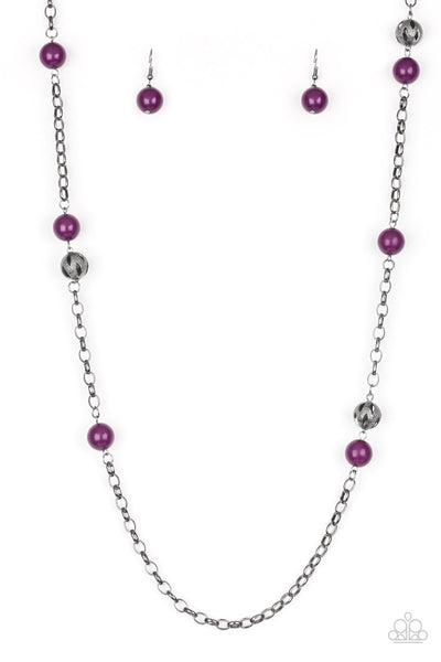 Fashion Fad - Purple Necklace - Paparazzi