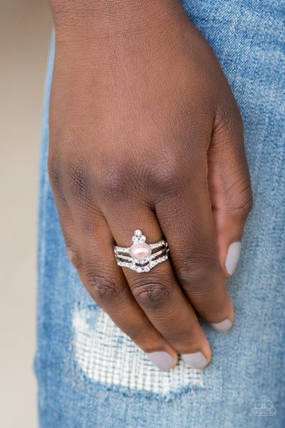 Timeless Tiaras - Pink Ring - Paparazzi