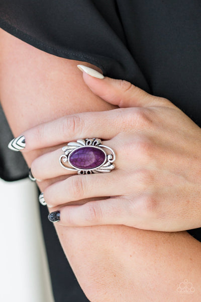 Sedona Sunset - Purple Ring - Paparazzi