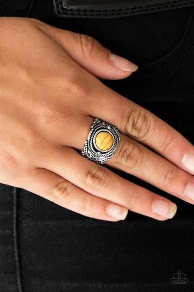 Stand Your Ground - Yellow Ring - Paparazzi