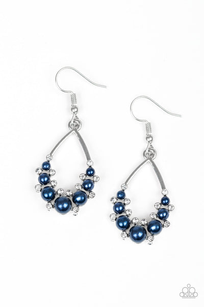 Fancy First - Blue Earring - Paparazzi