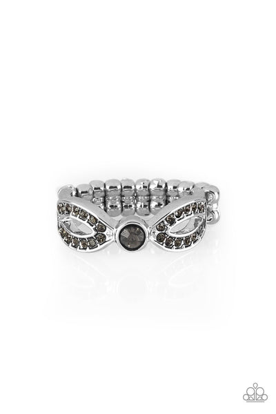 Extra Side Of Elegance - Silver Ring - Paparazzi