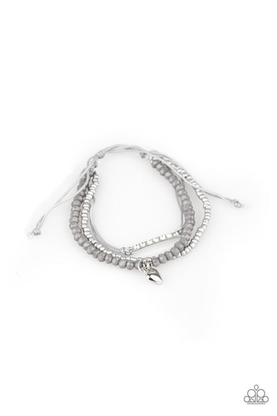 Reckless Romance - Silver-bracelet-paparazzi