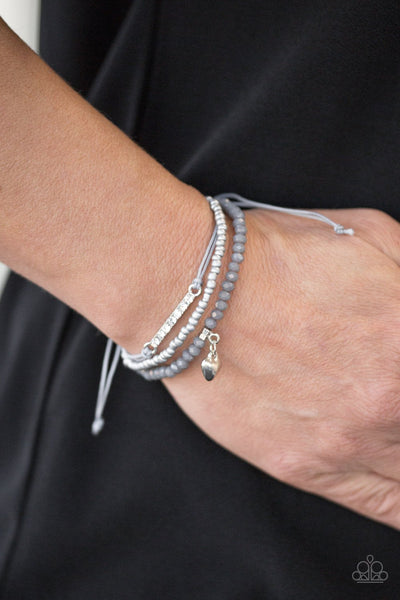 Reckless Romance - Silver-bracelet-paparazzi