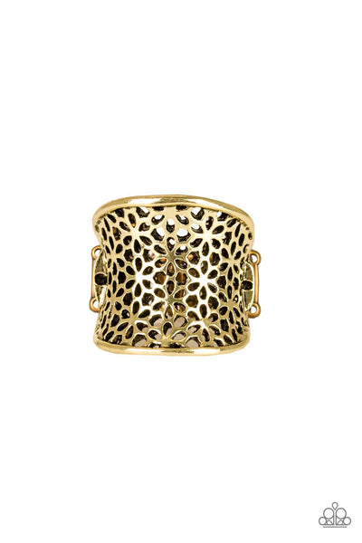 Garden Safari - Brass Ring - Paparazzi