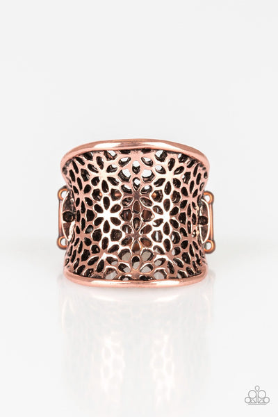 Garden Safari - Copper Ring - Paparazzi