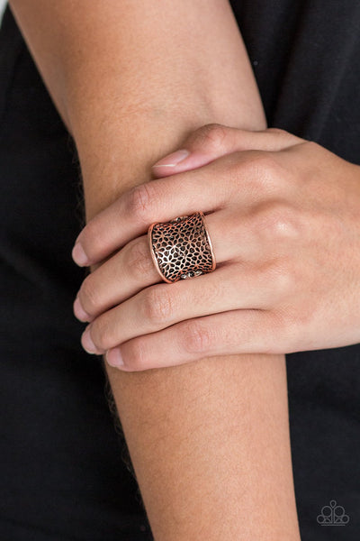 Garden Safari - Copper Ring - Paparazzi