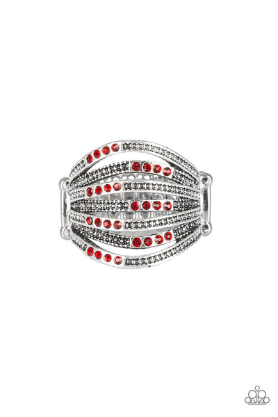 Securing My Finances - Red Ring - Paparazzi