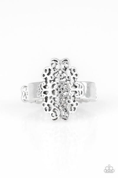 Full Of HAUTE Air - Silver Ring - Paparazzi