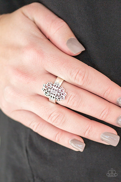 Full Of HAUTE Air - Silver Ring - Paparazzi