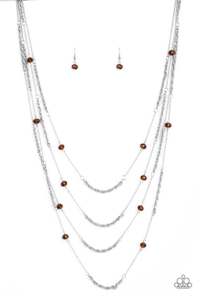Open For Opulence - Brown Necklace - Paparazzi