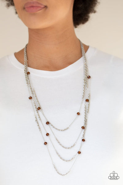 Open For Opulence - Brown Necklace - Paparazzi