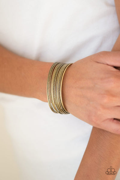 Endlessly Empress - Brass-bangles-paparazzi