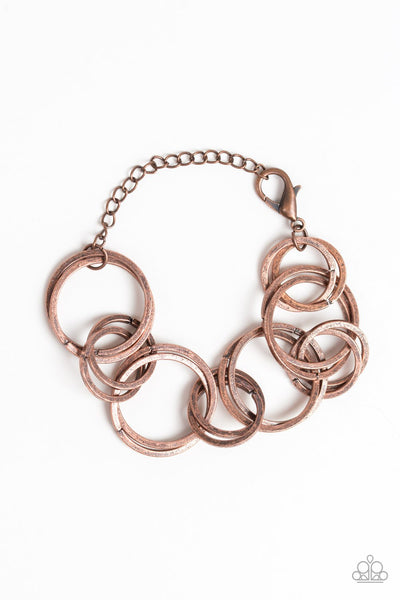 Give Me A Ring - Copper Bracelet - Paparazzi