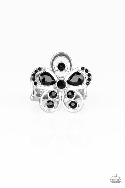 Gardens Of Grandeur - Black Ring - Paparazzi