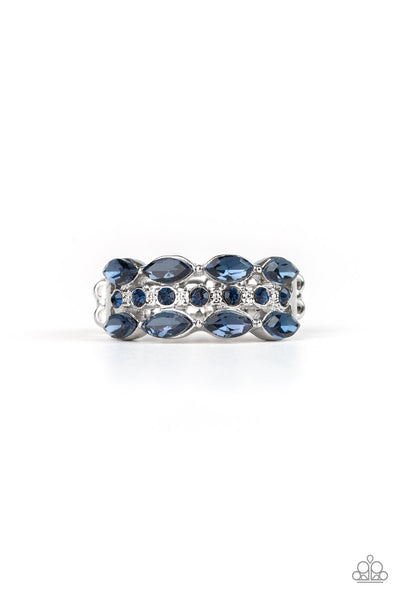 Distractingly Demure - Blue Ring - Paparazzi