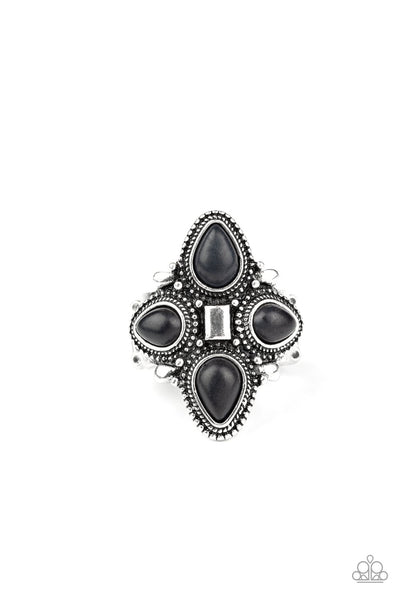 Dune Runner - Black Ring - Paparazzi