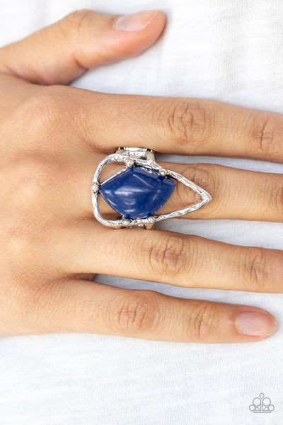 Get The Point - Blue Ring - Paparazzi