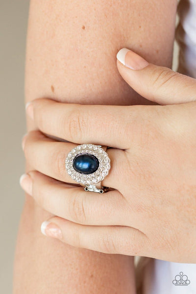 Sprinkle On The Shimmer - Blue Ring - Paparazzi
