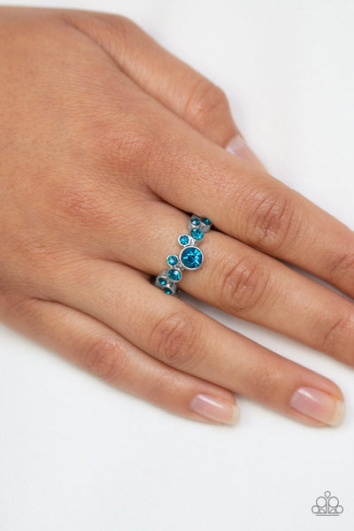Sparkle Spree - Blue Ring - Paparazzi
