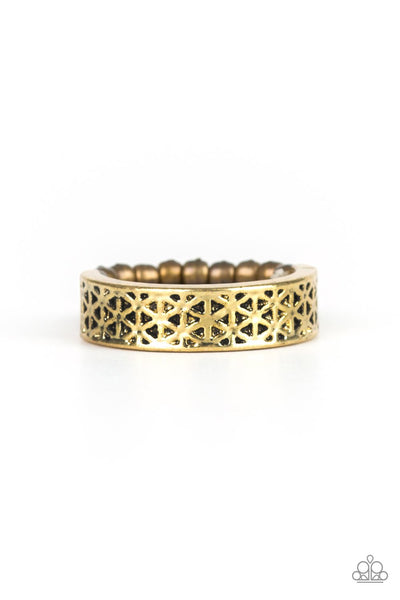FLOWERBED and Board - Brass Ring - Paparazzi