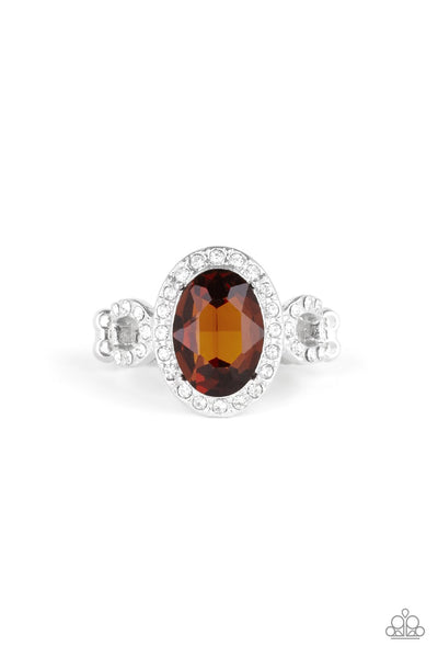 Magnificent Majesty - Brown Ring - Paparazzi