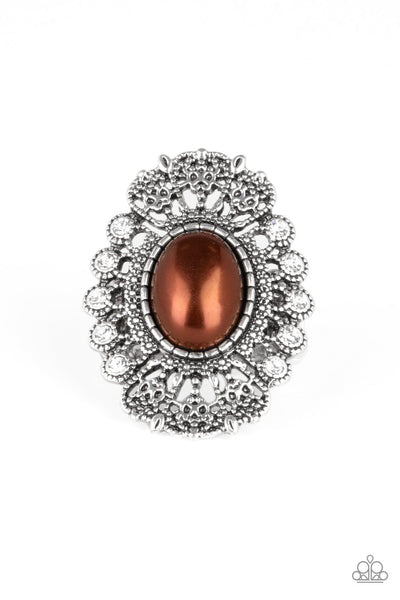 Radiantly Regal - Brown Ring - Paparazzi