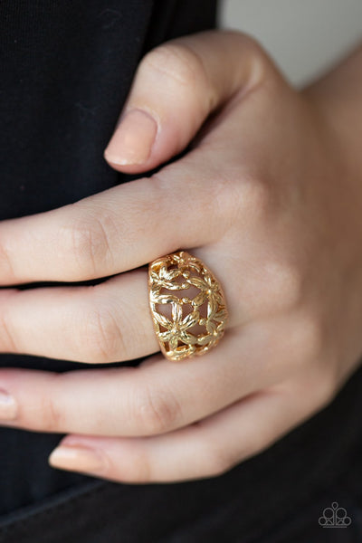 Haute Havana - Gold Ring - Paparazzi