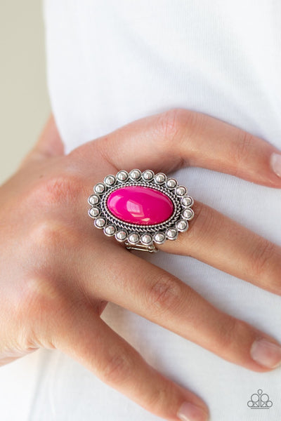 Ready To Pop - Pink Ring - Paparazzi