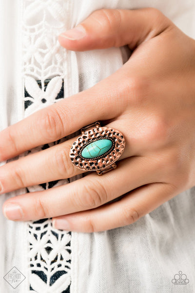 Ruler Radiance - Copper Ring - Paparazzi