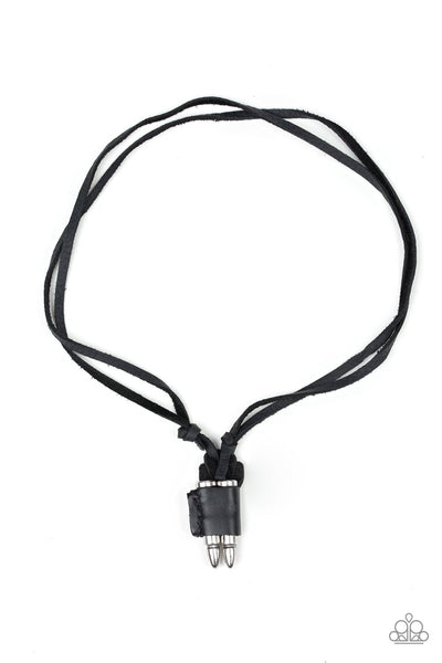 Dodge a Bullet - Black leather urban-paparazzi