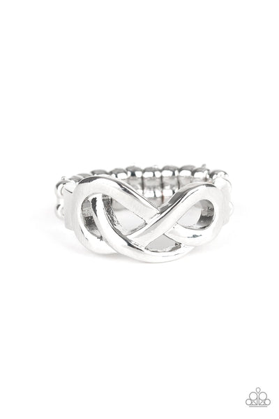 Infinitely Industrial - Silver Ring - Paparazzi