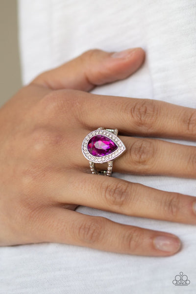 Hollywood Heirloom - Pink Ring - Paparazzi