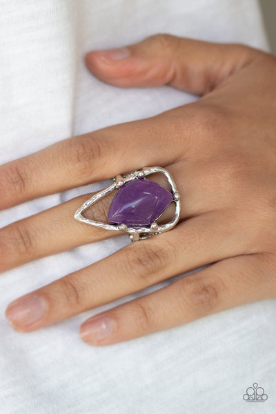 Get The Point - Purple Ring - Paparazzi