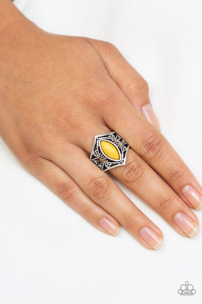 Roamin Rogue - Yellow Ring - Paparazzi