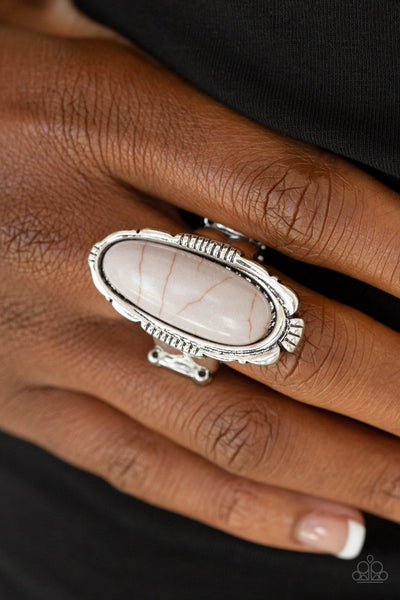 Desert Thirst - Silver Ring - Paparazzi