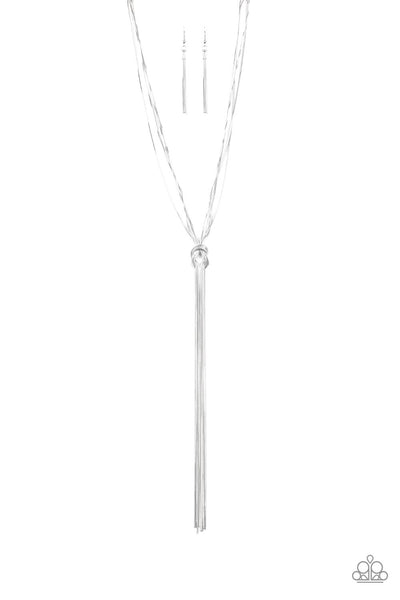 Forget Me KNOT - Silver Necklace - Paparazzi