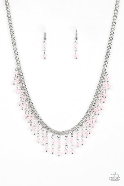 Sporadic Sparkle - Pink Necklace - Paparazzi