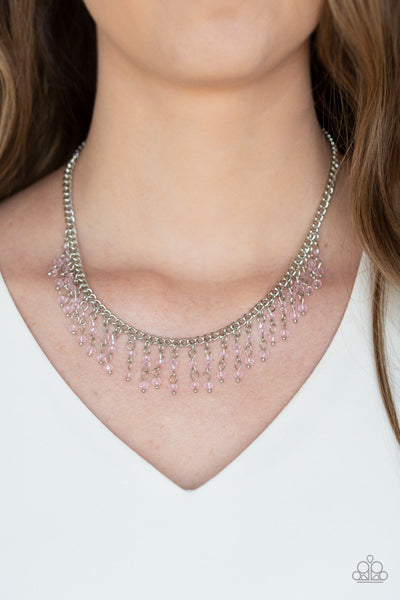 Sporadic Sparkle - Pink Necklace - Paparazzi