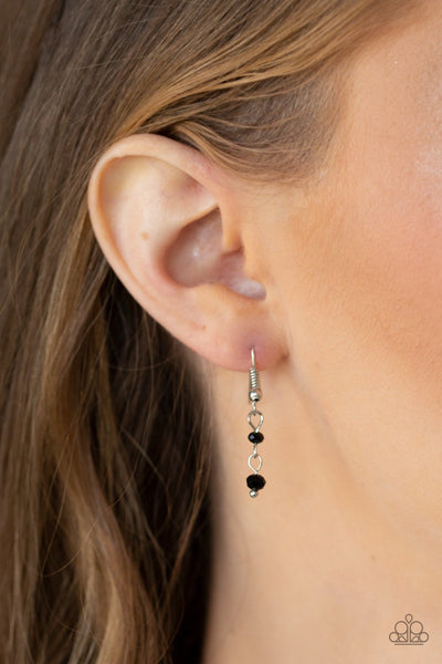 Sporadic Sparkle - Black Necklace - Paparazzi