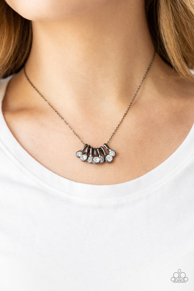 Slide Into Shimmer - Black Necklace - Paparazzi