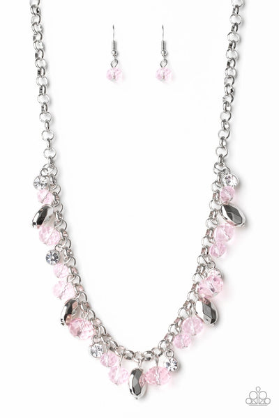 Downstage Dazzle - Pink Necklace - Paparazzi