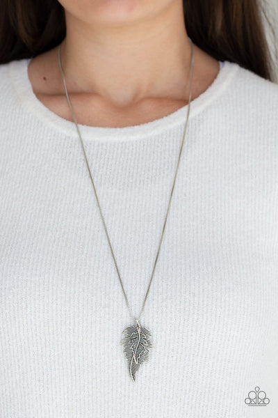 Enchanted Meadow - Silver Necklace - Paparazzi