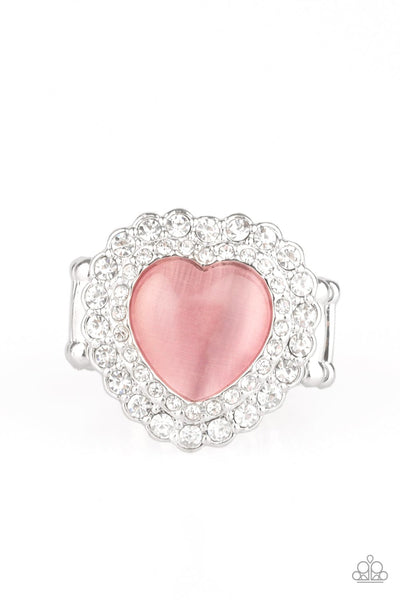 Lovely Luster - Pink Ring - Paparazzi